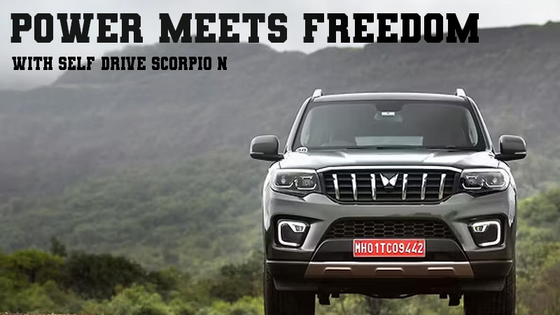 Affordable Scorpio N Self Drive Car Rental in Chandigarh